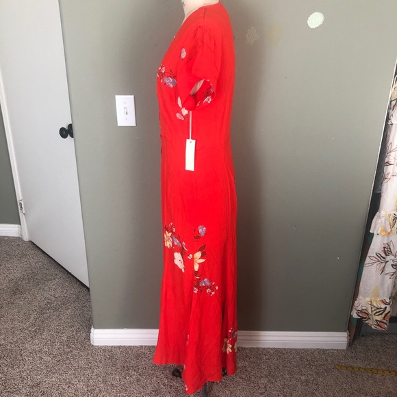Capulet Red Floral Maxi Dress - Picture 4 of 11